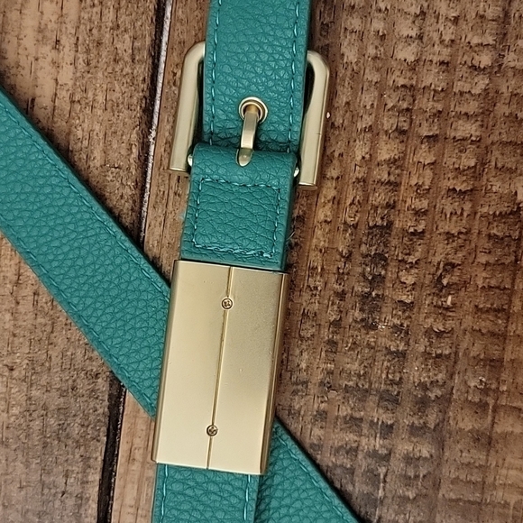 💥FOLEY & CORRINA Teal green purse strap excellent!! - Picture 4 of 4